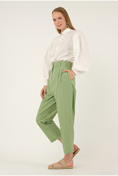 HEQA Штани з кишенями Fleto зелені