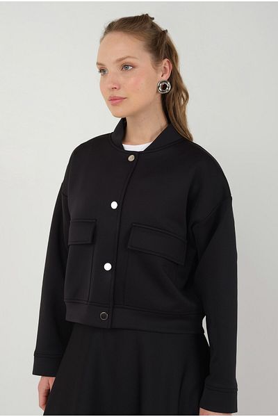 HEQA Jachetă Bomber Scuba Neagră