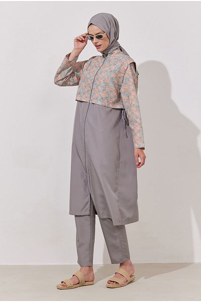 HEQA Smoke Patterned Swimming Set