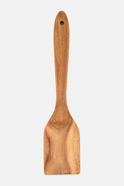 Bombay Acacia Wooden Solid Turner 30 L cm, Dark Beige