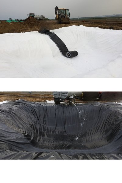 Treuman 1.8m X 3m 1mm Epdm Membran Panel Süs Havuzları, Tarımsal Sulama Ve Koi Havuzları 5,4m²