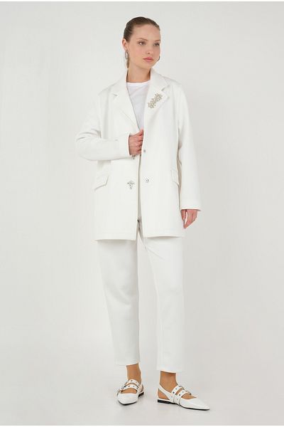 HEQA Scuba Jacket Off White