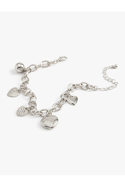 Koton Chain Bracelet with Heart Detail