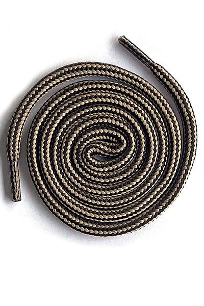 Shoes Center Sand Color Gray Round Boot Laces