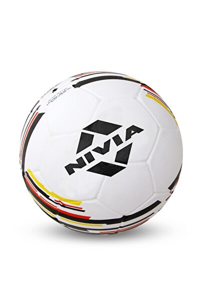 Nivia كرة قدم بألوان ألمانيا (متعددة الألوان، مقاس 5) | مقاومة للماء، 12 لوحة...