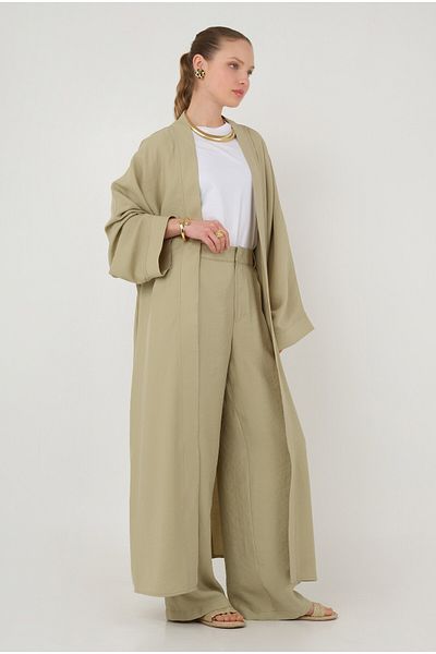 HEQA Modal Kimono Sage - Design confortabil și elegant