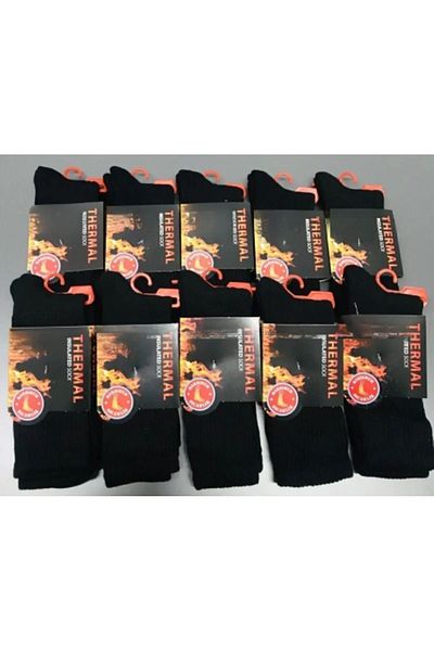 SOCKSHION Зимни термо чорапи - 10 броя, мъжки и дамски унисекс