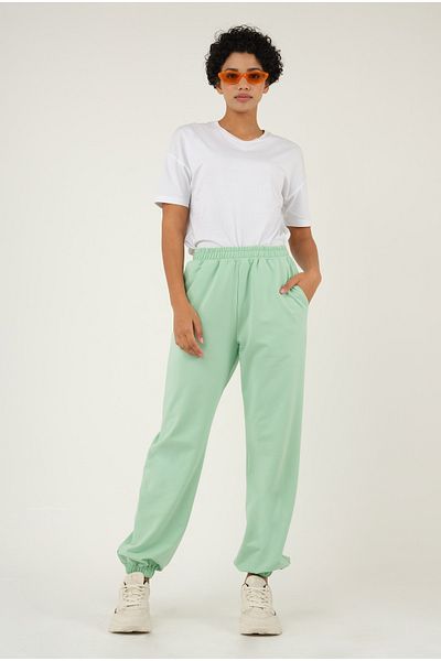 HEQA Pantaloni de sport cu picioare elastice Summer Mint