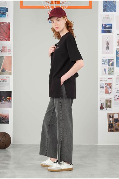 HEQA Tricou negru Coordonate