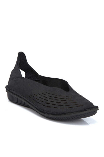 Tergan Lacivert Hakiki Nubuk Deri Kadın Casual Ayakkabı - K21Y1AY65480-C39