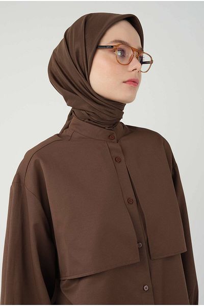 HEQA Eșarfă Kraş moale - Culoare maro
