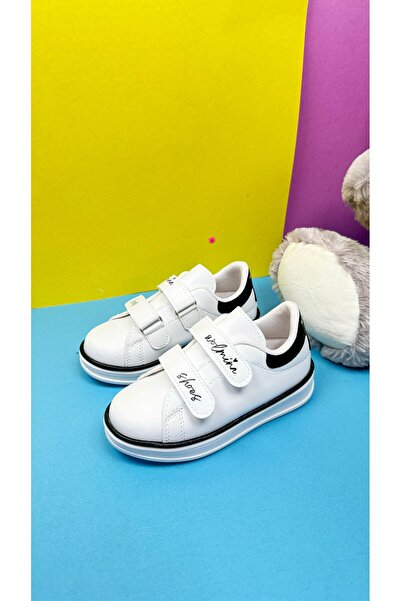 Allyup Ασπρόμαυρα αθλητικά παπούτσια για αγόρια και κορίτσια - Χοντρή σόλα Ve...