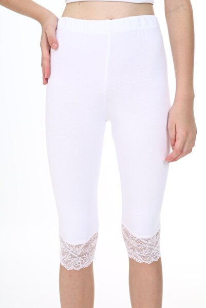 Toontoy Κοριτσίστικο κάπρι με δαντέλα με λεπτομέρειες