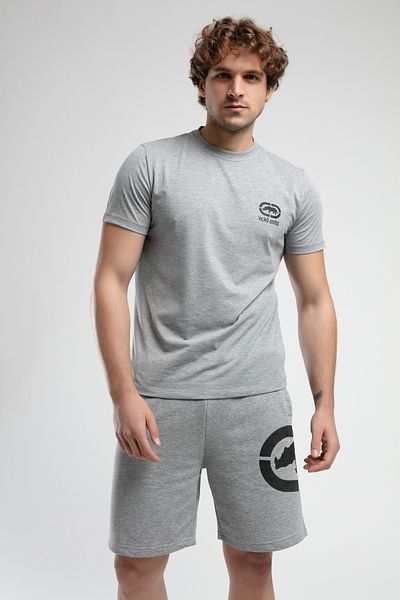 ECKO UNLTD Corinth Gray Crew Neck Printed Standard Fit Men Tshirt