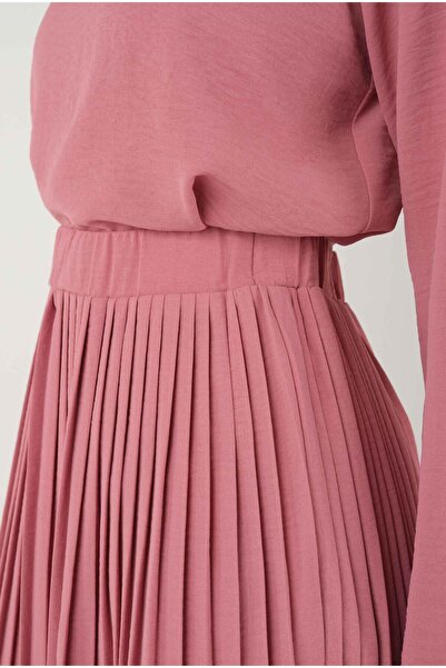 HEQA Piliseli Etek Leylak