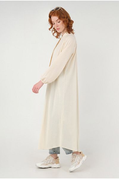 HEQA Cămașă lungă Buldan - Bone Color
