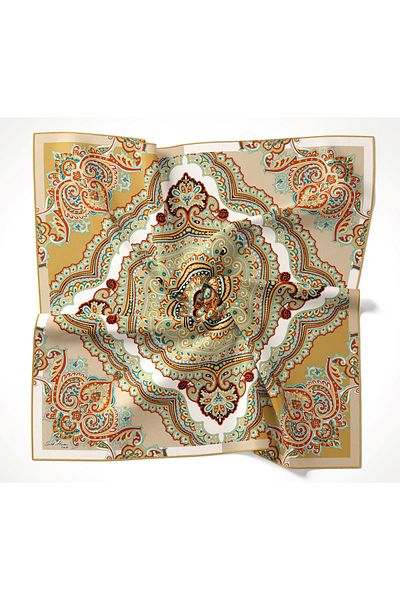 Silk Home μαντήλι με μοτίβο σάλι από πολυεστέρα 3210-08