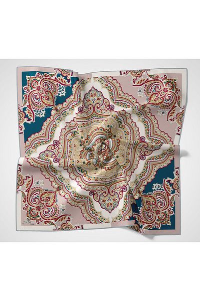 Silk Home Twill Polyester Shawl Pattern Scarf 3210-02
