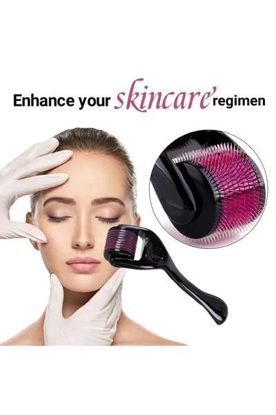 ARTUKYA Dermaroller Cilt Bakım Aleti 0,5 mm – Mikro İğneleme Cihazı, Yüz ve C...