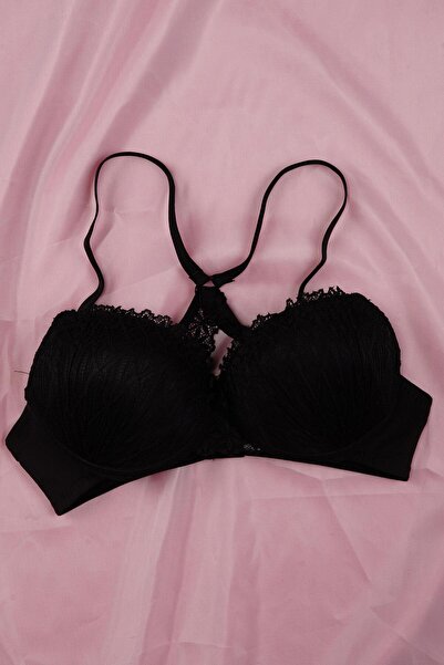Hipo Trend Elegance Series Back Cross Black Čipka paket grudnjaka