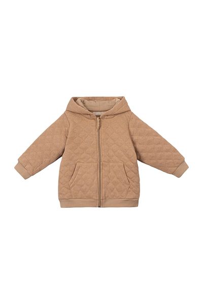 Lolons Quilted Hooded Boy's Cardigan