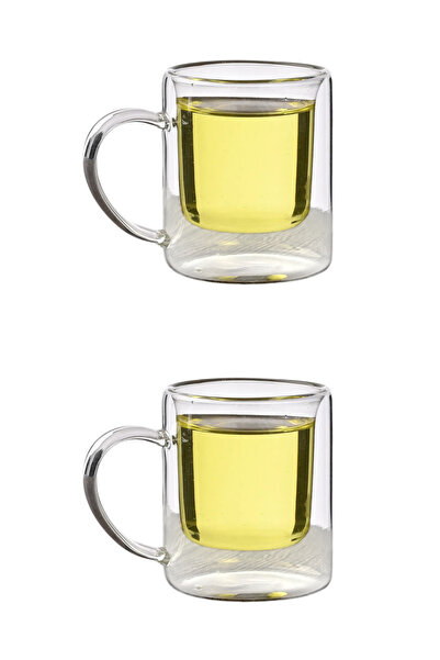 Kitchen Design Lab Çift Cidarlı Borosilikat Cam Nescafe,Latte,Filtre Kahve, B...