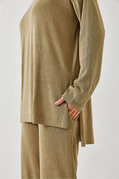 Bianco Lucci Women's Basic Pants Bottom-Top Suit 60511002