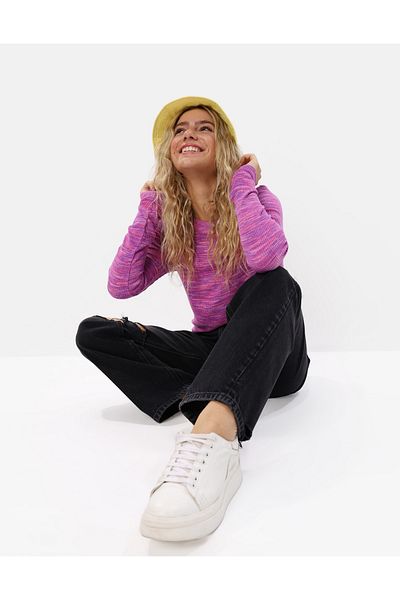 AMERICAN EAGLE AE Plush Long-Sleeve Tee