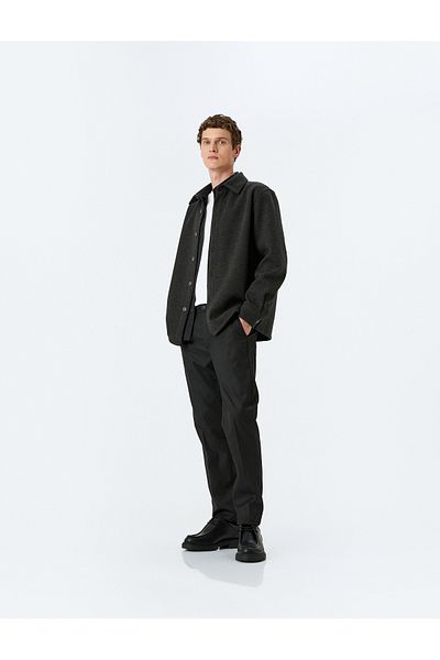 Koton Viscose Blend Long Sleeve Shirt
