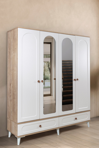 Eymense Kemer 4 Kapaklı Gardırop Dolap