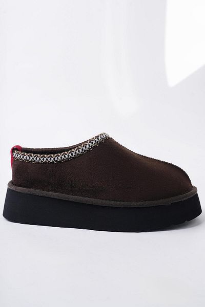 MUGGO Ling Thick Sole Furry Round Toe Women's Slippers