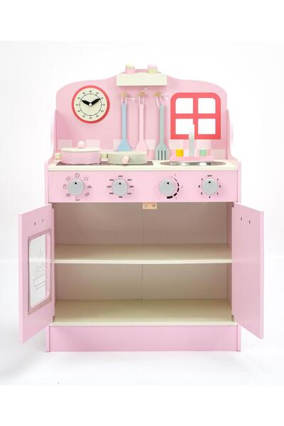 Fab N Funky Interactive Kitchen Playset for Kids - Pink, Role & Pretend Toy, 3 , 49x29.5x70cm