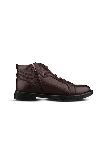 M.P. Men's Lace-Up Brown Casual Boots