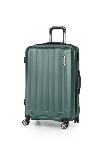 POLO&SKY Spring Model Haki Renk Orta Boy Valiz Bavul