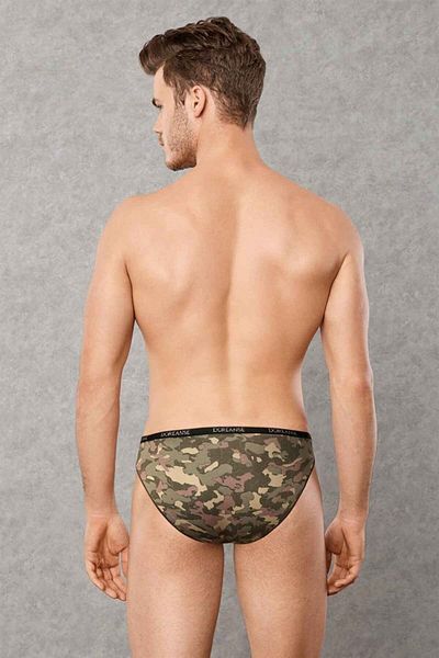 Doreanse Ανδρικό σλιπ εμπριμέ Modal Camouflage Slip 1335