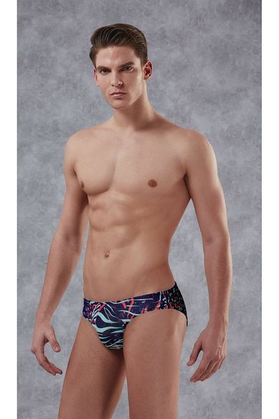 Doreanse Men's Zebra Printed Briefs Slip 1409