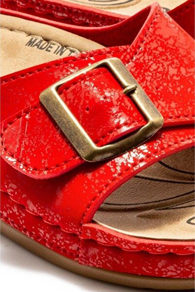 Twigy Red Dildar Women's Slippers - Size 36/40