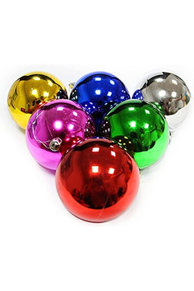 Sole Christmas Pine Tree Ornament Colorful Balls Christmas Tree Ornament 12 Li 3 cm