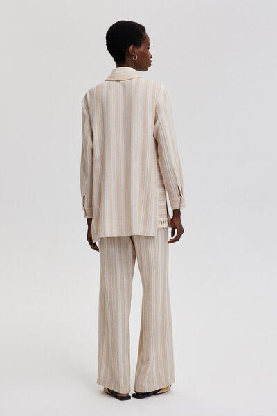 Touché Privé Striped Tunic - Tassel Detailed