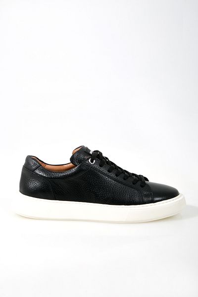 GERARDO AYAKKABI Ανδρικά παπούτσια Sneaker από Γνήσιο Δερμάτινο Μαύρο