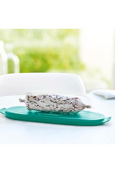 Tupperware 1.2 Lt Turquoise Deli Storage Container