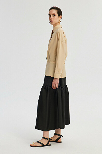 Touché Privé Poplin Shirt - Waist Detailed