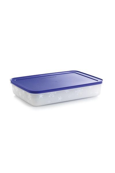 Tupperware Alaska 2.25 Lt Blue Freezer Storage Container - Short Body