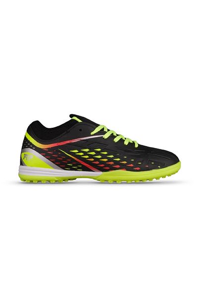 M.P. Pantofi de fotbal unisex negru-galben Astroturf - cu șireturi, MP 241-1358GR