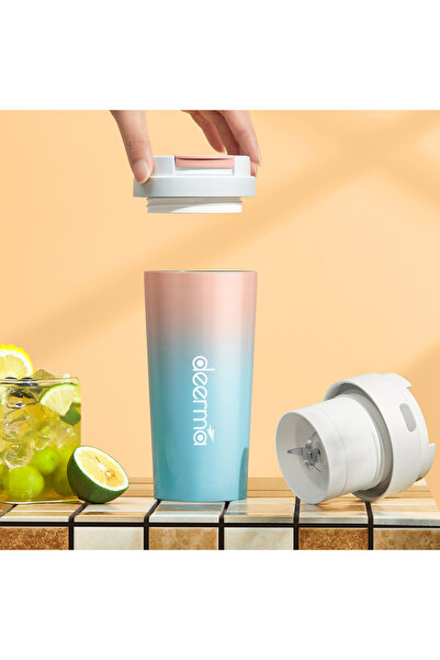 Deerma NU90 2‑in‑1 Kablosuz Taşınabilir Şarjlı Kişisel Smothie Blender (Deerma Türkiye Garantili)