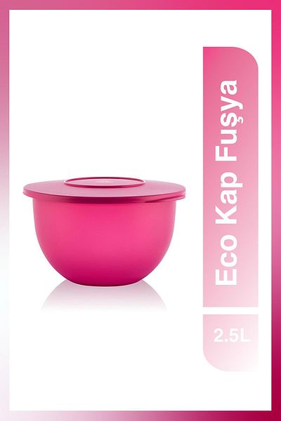 Tupperware 2.5 L Fuchsia Eco Refrigerator Storage Container