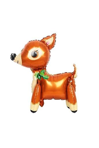 Parti Dükkanım بالون فويل غزال مقاس 71x65 سم - بأقدام