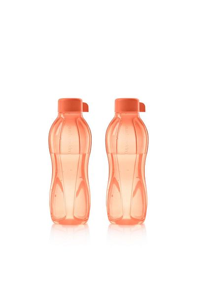 Tupperware Orange Eco Bottle 2-Pack Water Bottle and Flask - 500ml