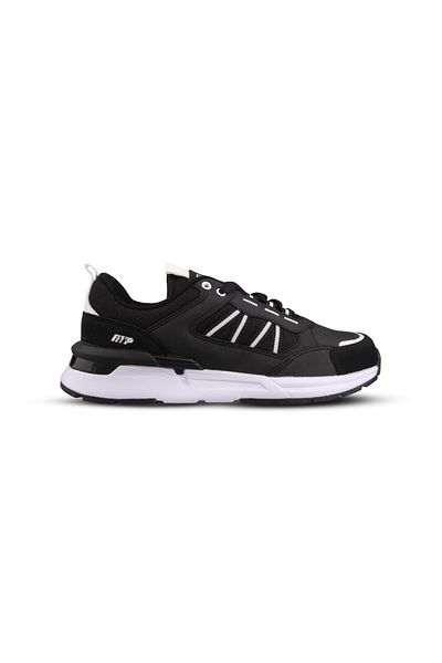 M.P. Men's Lace-Up Black-White Sports Shoes