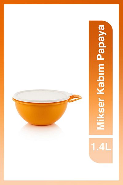 Tupperware 1.4 Lt Papaya Mixer - Food Preparation and Mixing Container